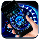 Futuristic Speedometer Theme & Live wallpaper icône