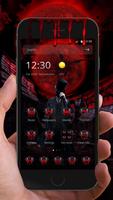 Cool Red Male Vampire On Moon Light Blood Theme 포스터