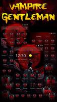 Cool Red Male Vampire On Moon Light Blood Theme 스크린샷 2