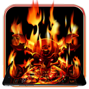 地獄火焰骷髏動態主題 APK