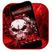 Red dead skull theme