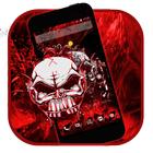 Red dead skull theme biểu tượng