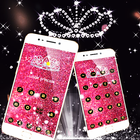 Pink Crystal Princess Diamond Theme biểu tượng