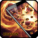 Chinese Flame Dragon Theme Fire On The Lava APK