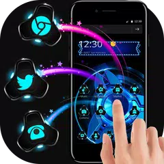 Baixar 3D Hologram Fidget Spinner Theme APK