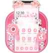 Pink Flowers Launcher