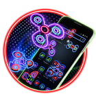 Neon Fidget Spinner Player 2D Theme 图标