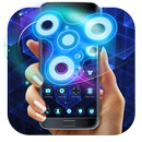 Neon fidget spinner 3d theme APK