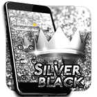 Silver Black Theme ikon
