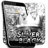 Silver Black Theme icône
