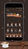 Coffee Brewing Theme & Live Wallpaper Affiche