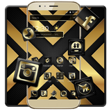 Luxury Black And Golden Theme icône