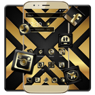 Luxury Black And Golden Theme icono