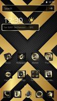 برنامه‌نما Luxury Black And Golden Theme عکس از صفحه
