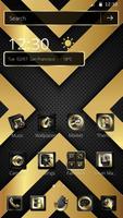 Luxury Black And Golden Theme captura de pantalla 3