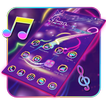 Neon Music Theme 2D