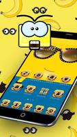 Cute Mini Yellow Guys lovely Theme скриншот 1