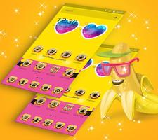 Theme Yellow Cute Banana Summer Sunglass Screenshot 3