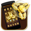 ”Fidget Spinner Golden Luxury  Launcher Theme
