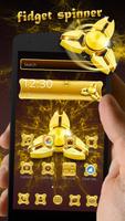 Fidget Spinner Goldene Luxus-Launcher Theme Screenshot 1
