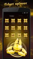 Fidget Spinner d'or de luxe Launcher Theme capture d'écran 2