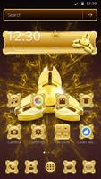 Fidget Spinner Goldene Luxus-Launcher Theme Screenshot 3