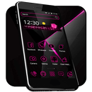 Rose Noir Thème APK