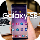 Фиолетовая тема для галактики S8 иконка