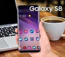 Фиолетовая тема для галактики S8 постер