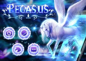 Verträumt Lila Pegasus Thema Screenshot 1