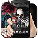 Gothic Skull Rose Theme APK