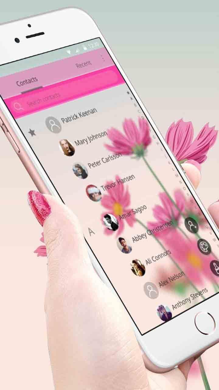 beauty pink flower theme beautiful sweet wallpaper APK voor Android Download