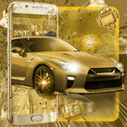 Gold Luxury Car Theme أيقونة