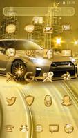 Gold Luxury Car Theme تصوير الشاشة 1