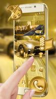 Gold Luxury Car Theme تصوير الشاشة 3