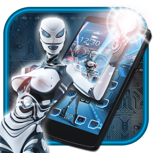 Robot Launcher Tech Fembot Theme