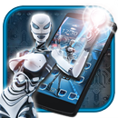 Robot Launcher Tech Fembot Theme APK