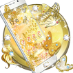 Golden Diamond Butterfly Luxury Theme
