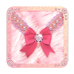 Pink Fur Bow Tie Plush Luscious Launcher