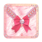 Pink Illusion Bow Tie Teddy Luscious launcher icône