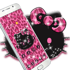 Pink Kitty Shine Leopard Cute Kitten Theme-icoon