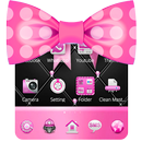 3d pink diamond bow wallpapers theme APK