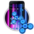 neon Colors Fidget Spinner Theme 2D