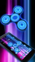 neon Colors Fidget Spinner Theme 2D 스크린샷 1