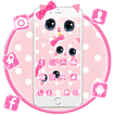 Cute Kawaii Pink Bow Cat Theme