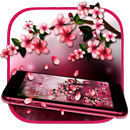 Floral Cherry Blossoms Sakura 2d theme APK