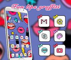 môi Fun graffiti 3d chủ đề bài đăng