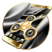 Golden Luxury Fidget Spinner theme