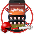 Baseball Boston Reddy Sox Theme
