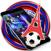 Tema de lanzador de fútbol de París